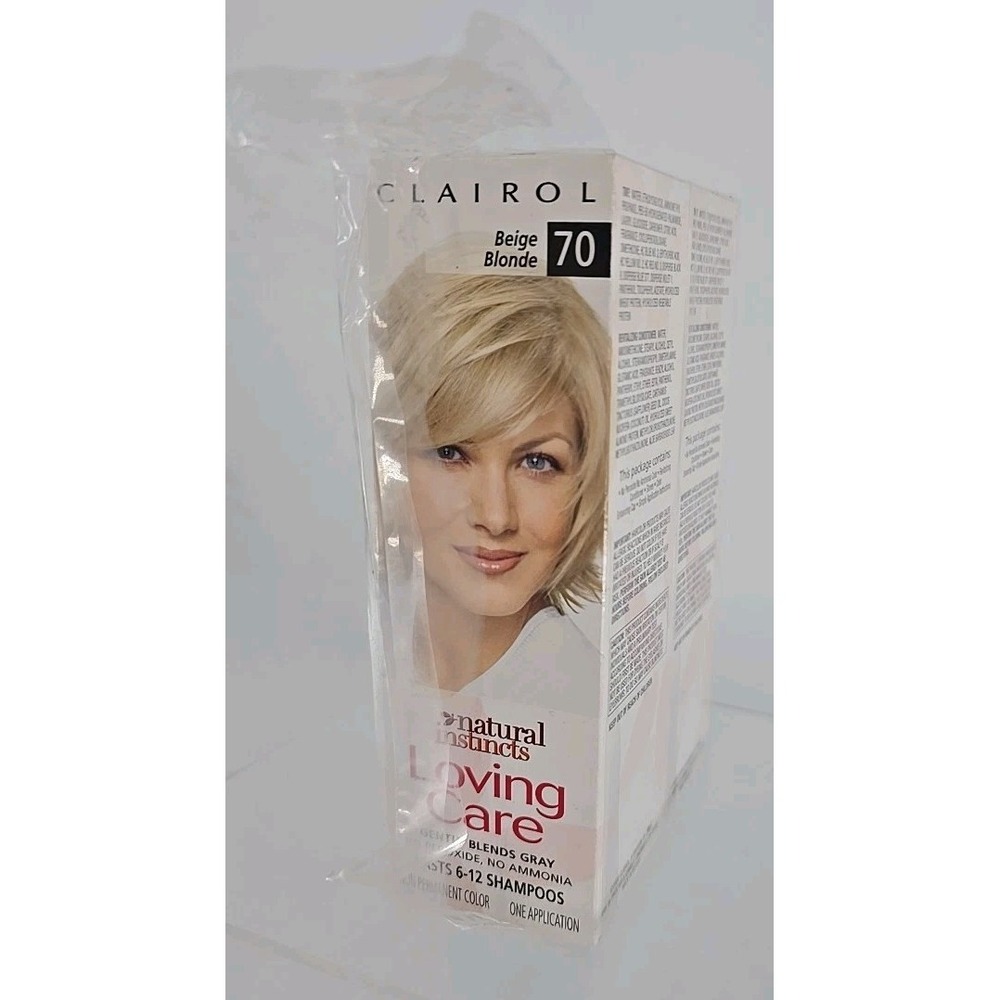 2 Pack NEW‎ Clairol Natural Instincts Loving Care Hair Color Beige Blonde #70